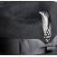 Steven Land Black Beaver Fur Finished Australian Wool Fedora Dress Hat SLSE-300